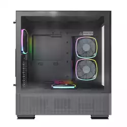 Montech кутия SKY TWO, Mid-tower Case, TG, 4x120mm ARGB Fans, Black