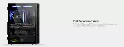 Montech кутия X3 MESH, Mid-tower Case, TG, 6 fixed RGB Fans, Black