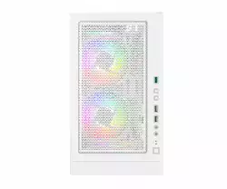 Montech кутия X3 MESH, Mid-tower Case, TG, 6 fixed RGB Fans, White