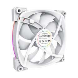 Montech вентилатор RX140 PWM, REVERSE Fan, 140mm, ARGB, White