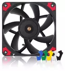 Noctua Вентилатор Fan 120x120x15mm NF-A12x15 PWM chromax.black.swap                          