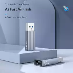 Orico Адаптер Adapter USB3.1 to Type-C (female) - AH-AC10-GY