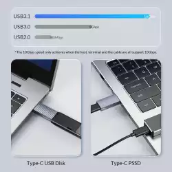 Orico Адаптер Adapter USB3.1 to Type-C (female) - AH-AC10-GY