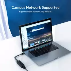 Orico адаптер USB to LAN 100Mbps black - UTK-U2