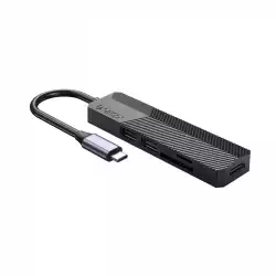Orico докинг станция Docking Station Type-C 5-in-1 - MDK-5P Black - Card Reader, HDMI, USB3.0 x1, USB2.0 x1