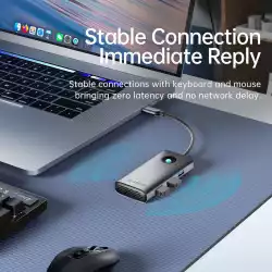 Orico докинг станция Docking Station Type-C Power Distribution 60w - PW11-5P-GY-EP - HDMI, USB3.0 x1, USB2.0 x1                          