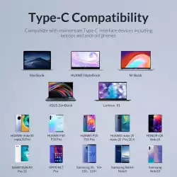 Orico докинг станция Docking Station Type-C Power Distribution 3.0 100W - LAN, HDMI, Type-C x 1, USB3.0 x 3 -  MC-U602P