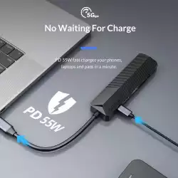 Orico докинг станция Docking Station Type-C 5-in-1 - MDK-5P Black - Card Reader, HDMI, USB3.0 x1, USB2.0 x1