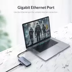 Orico докинг станция Docking Station Type-C Power Distribution 3.0 100W - LAN, HDMI, Type-C x 1, USB3.0 x 3 -  MC-U602P