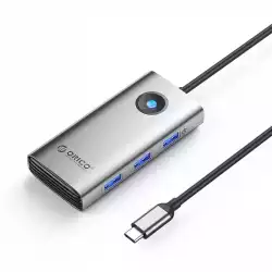 Orico докинг станция Docking Station Type-C - PW11-6PR-GY-EP - HDMI x 1, USB-C x 1, USB3.0 x 3, USB-C PD100W x 1, LAN x 1 (1Gbps)