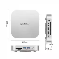 Orico докинг станция SSD Docking station M.2 NVMe - USB-C(10Gbps) x 1, USB3.2 x 2, USB2.0 x 2, M.2 x 1, Audio, SD/TF 4.0 - MiniLink M49P-EU-SV
