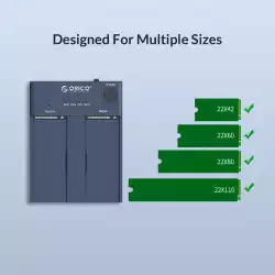 Orico докинг станция Storage - Duplicator for SSD NVMe M.2 - M2P2-C3-C