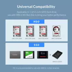 Orico докинг станция Storage - HDD Dock - 4 BAY with RAID, Aluminium - 9548RU3