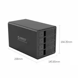 Orico докинг станция Storage - HDD Dock - 4 BAY with RAID, Aluminium - 9548RU3