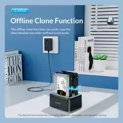 Orico докинг станция Storage - HDD/SSD Dock - 2.5/3.5 inch USB-C/USB-A - 6819C3-V1