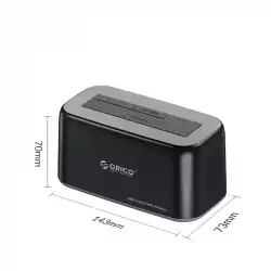 Orico докинг станция Storage - HDD/SSD Dock - 2.5/3.5 inch USB-C/USB-A - 6819C3-V1