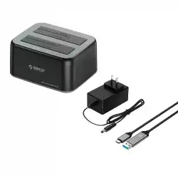 Orico докинг станция Storage - HDD/SSD Dock - 2 BAY 2.5/3.5 USB-C/USB-A - 6829C3-V1