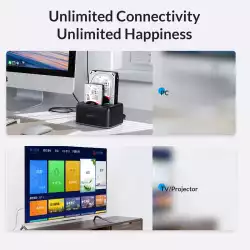 Orico докинг станция Storage - HDD/SSD Dock - 2.5/3.5 inch USB-C/USB-A - 6819C3-V1