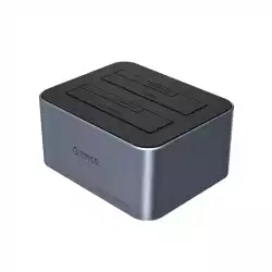 Orico докинг станция Storage - HDD/SSD Dock - 2 BAY Offline Clone 2.5/3.5 USB-C/USB-A - 6626C3-C-V1