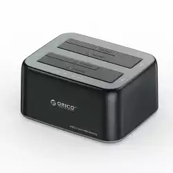 Orico докинг станция Storage - HDD/SSD Dock - 2 BAY 2.5/3.5 USB-C/USB-A - 6829C3-V1                          