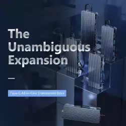 Orico докинг станция Type-C Docking Station Power Distribution 3.0 100W - HDMI, Type-C x 1, USB3.0 x 3, USB 2.0 x 1, LAN, SD, VGA, Audio - WB-11P-GY