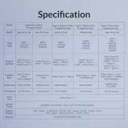 Orico докинг станция Type-C Docking Station Power Distribution 3.0 100W - HDMI, Type-C x 1, USB3.0 x 3, LAN, SD - WB-8P-GY