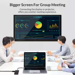 Orico докинг станция Type-C Docking Station Power Distribution 3.0 87W - HDMI, Type-C x 1, USB3.0 x 1, USB 2.0 x 2, LAN, SD, VGA, Audio - MDK-10P-BK