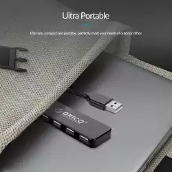Orico хъб USB2.0 HUB 4 port Black - FL01-BK                          
