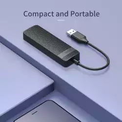 Orico хъб USB2.0 HUB 4 port Black - FL02-BK