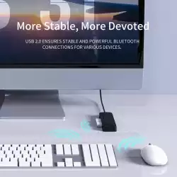 Orico хъб USB2.0 HUB 4 port White - FL02-WH