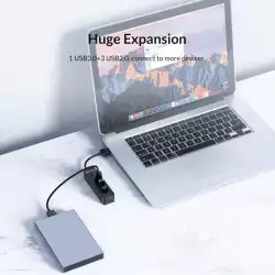 Orico хъб USB3.0/2.0 HUB 4 ports - TWU32-4A