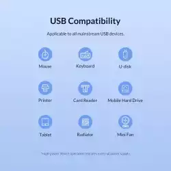 Orico хъб USB3.0 HUB 4 port - Type C input, 0.15m cable, aux Type-C power input - TWU3-4A-BK