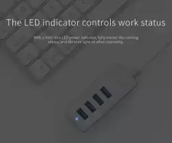 Orico хъб USB3.0 HUB 4 port - USB/Micro USB input, Black - W5P-U3-030