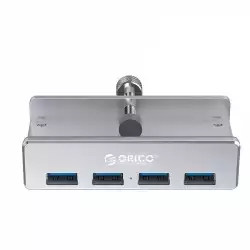 Orico хъб USB 3.0 HUB Clip Type 4 port -  Aluminum - MH4PU-SV