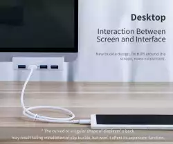 Orico хъб USB 3.0 HUB Clip Type 4 port -  Aluminum - MH4PU-SV
