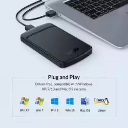 Orico кутия за диск Storage - Case - 2.5 inch USB3.0 - 2020U3-BK