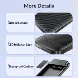 Orico кутия за диск Storage - Case - 2.5 inch USB-C - 2020C3-V1-BK