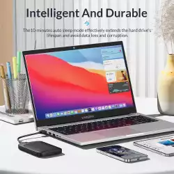 Orico кутия за диск Storage - Case - 2.5 inch USB-C - 2020C3-V1-BK