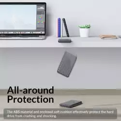 Orico кутия за диск Storage - Case - 2.5 inch USB3.0 - 25PW1-U3-BK