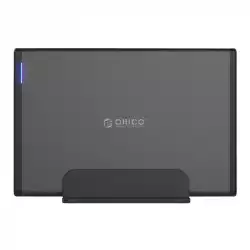 Orico кутия за диск Storage - Case - 3.5 inch Vertical, USB3.0, Power adapter, UASP, black - 7688U3-BK