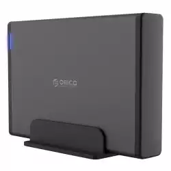 Orico кутия за диск Storage - Case - 3.5 inch Vertical, USB3.0, Power adapter, UASP, black - 7688U3-BK