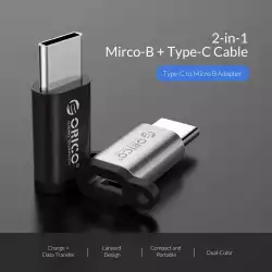Orico преходник Adapter OTG -  USB Micro B to Type-C - CBT-MT01-SV