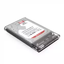 Orico прозрачна външна кутия за диск Storage - Case - 2.5 inch USB 3.0 transparent - 2139U3-CR