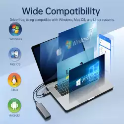 Orico външна кутия за диск Storage - Case - M.2 NVMe M-key 10 Gbps, Aluminium - AM2C3-G2-GY