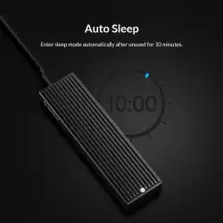 Orico външна кутия за диск Storage - Case - M.2 NVMe M-key 10 Gbps - M2PV-C3-BK-BP