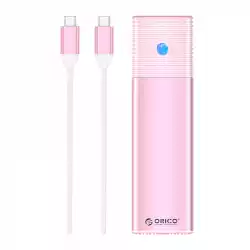 Orico външна кутия за диск Storage - Case - M.2 NVMe M/B key 10 Gbps Pink - PWM2-G2