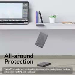 Orico външна кутия за диск Storage - Case - 2.5 inch USB-C Black - 25PW1C-C3-BK