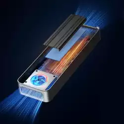 Orico външна кутия за диск Storage - Case - M.2 NVMe M key - USB-C/A, 20Gbps, Built-in Air Cooling, Aluminium - OUM2-G20-SV