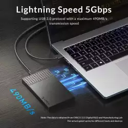 Orico външна кутия за диск Storage - Case - 2.5 inch USB3.0 Black - 2526U3-V1-BK
