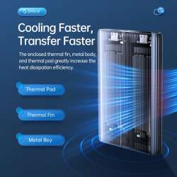 Orico външна кутия за диск Storage - Case - M.2 NVMe Dual-Bay - USB-C 10Gbps, Aluminium - AM2C3-2N-GY